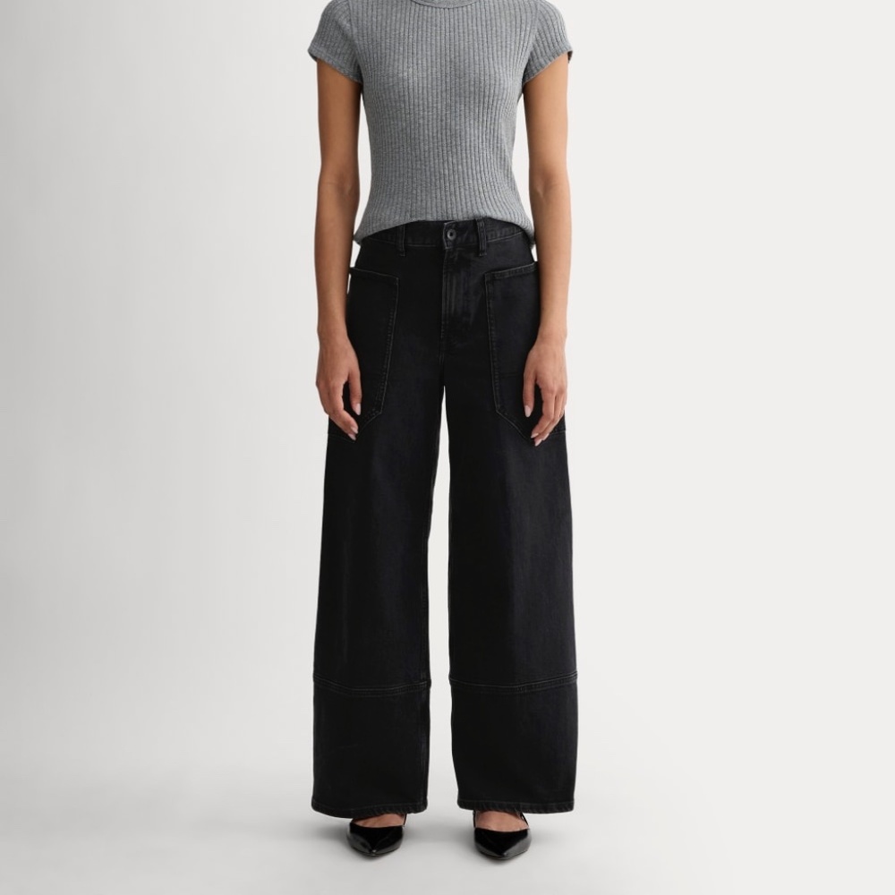 Everlane Women's Way-High® Gardener Jean in Coal, Size 31, Cotton